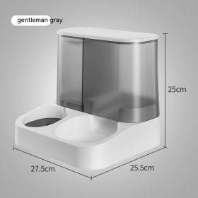 Pet Visual Automatic Pet Feeder (Option: Gray)