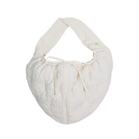 Cat Bag Portable Large-capacity Backpack (Option: White Down Cotton Bag)