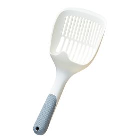 Long Handle Cat Litter Scoop Plastic Minimalist (Option: Light Gray-295 Ã— 128cm)