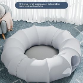 Tunnel Cat Nest Four Seasons Closed (Option: Four seasons-Light Gray)