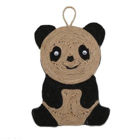 Panda Sisal Cat Grab Pad Scratch Resistant Sisal Cat Toy (Option: Panda)
