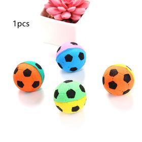 Foam Marbles Football Modeling Cat Toy (Option: Random Color)