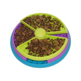 Household Pet Three-layer Slow Feeding Bowl Puzzle Rotating Feeder (Option: feeder)